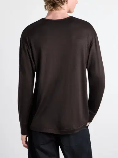 Studio Nicholson Cotton-Jersey Henley T-Shirt - Men | Thumbnail 4 Studio Nicholson Cotton-Jersey Henley T-Shirt - Men | Thumbnail 4