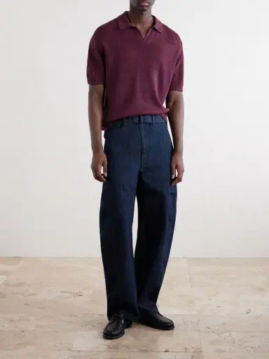 Onia Linen, Silk and Cotton-Blend Polo Shirt - Men | Thumbnail 2 Onia Linen, Silk and Cotton-Blend Polo Shirt - Men | Thumbnail 2