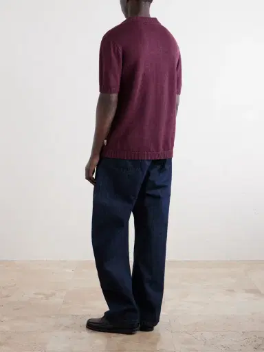 Onia Linen, Silk and Cotton-Blend Polo Shirt - Men | Thumbnail 4 Onia Linen, Silk and Cotton-Blend Polo Shirt - Men | Thumbnail 4