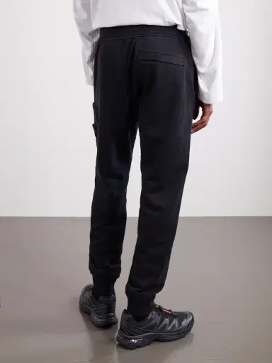 Stone Island Straight-Leg Garment-Dyed Cotton-Fleece Sweatpants - Men | Thumbnail 4 Stone Island Straight-Leg Garment-Dyed Cotton-Fleece Sweatpants - Men | Thumbnail 4