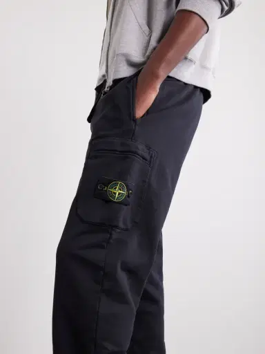 Stone Island Straight-Leg Garment-Dyed Cotton-Fleece Sweatpants - Men | Thumbnail 5 Stone Island Straight-Leg Garment-Dyed Cotton-Fleece Sweatpants - Men | Thumbnail 5