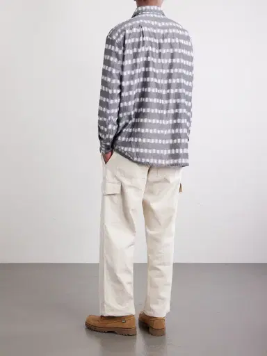 Monitaly Milano Printed Cotton Shirt - Men | Thumbnail 4 Monitaly Milano Printed Cotton Shirt - Men | Thumbnail 4