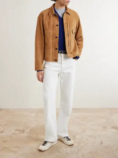 Kaptain Sunshine T-2 Pleated Suede Jacket - Men | Thumbnail 2 Kaptain Sunshine T-2 Pleated Suede Jacket - Men | Thumbnail 2
