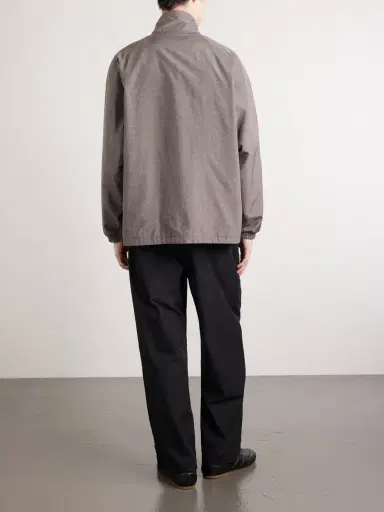 ATON Reversible Checked Silk-Taffeta Jacket - Men | Thumbnail 4 ATON Reversible Checked Silk-Taffeta Jacket - Men | Thumbnail 4