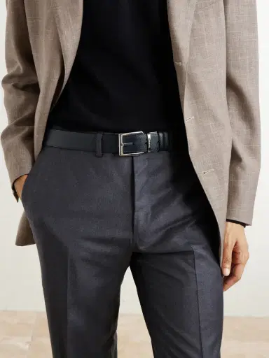 Serapian 2.5 cm Leather Belt - Men | Thumbnail 3 Serapian 2.5 cm Leather Belt - Men | Thumbnail 3