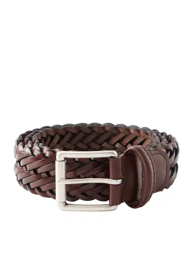 Anderson's 3.5cm Woven Leather Belt - Men | Thumbnail 1 Anderson's 3.5cm Woven Leather Belt - Men | Thumbnail 1