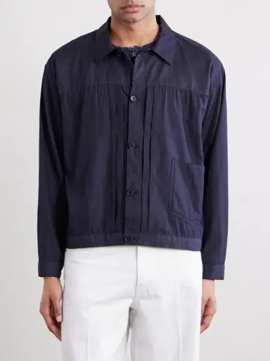 Kaptain Sunshine Cotton and Silk-Blend Denim Jacket - Men | Thumbnail 3 Kaptain Sunshine Cotton and Silk-Blend Denim Jacket - Men | Thumbnail 3