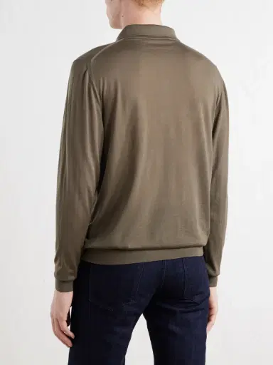 Kiton Wool Half-Zip Sweater - Men | Thumbnail 4 Kiton Wool Half-Zip Sweater - Men | Thumbnail 4