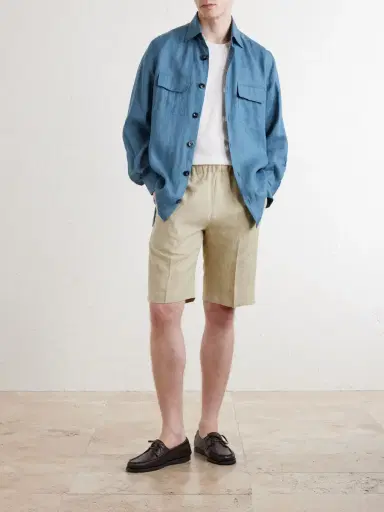 Kiton Linen Shirt - Men | Thumbnail 2 Kiton Linen Shirt - Men | Thumbnail 2
