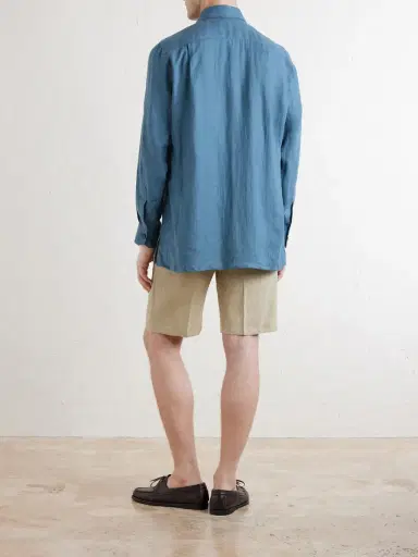 Kiton Linen Shirt - Men | Thumbnail 4 Kiton Linen Shirt - Men | Thumbnail 4