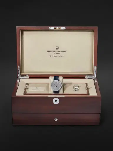 Frederique Constant Slimline Automatic Perpetual Calendar Moon-Phase Stainless Steel Watch, Ref. FC-775G4S6 - Men | Thumbnail 5 Frederique Constant Slimline Automatic Perpetual Calendar Moon-Phase Stainless Steel Watch, Ref. FC-775G4S6 - Men | Thumbnail 5