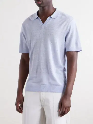 Onia Johnny Linen Polo Shirt - Men | Thumbnail 3 Onia Johnny Linen Polo Shirt - Men | Thumbnail 3