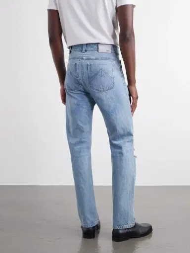 ADON Straight-Leg Distressed Jeans - Men | Thumbnail 4 ADON Straight-Leg Distressed Jeans - Men | Thumbnail 4