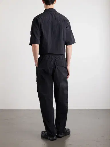 Stone Island STONE ISLAND GHOST Wide-Leg Cotton-Canvas Trousers - Men | Thumbnail 4 Stone Island STONE ISLAND GHOST Wide-Leg Cotton-Canvas Trousers - Men | Thumbnail 4
