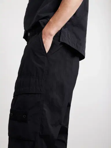 Stone Island STONE ISLAND GHOST Wide-Leg Cotton-Canvas Trousers - Men | Thumbnail 6 Stone Island STONE ISLAND GHOST Wide-Leg Cotton-Canvas Trousers - Men | Thumbnail 6