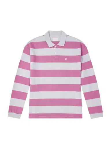 Aimé Leon Dore Striped Cotton-Jersey Polo Sweater - Men | Thumbnail 1 Aimé Leon Dore Striped Cotton-Jersey Polo Sweater - Men | Thumbnail 1