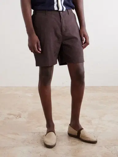 Onia Straight-Leg Linen-Blend Shorts - Men | Thumbnail 3 Onia Straight-Leg Linen-Blend Shorts - Men | Thumbnail 3