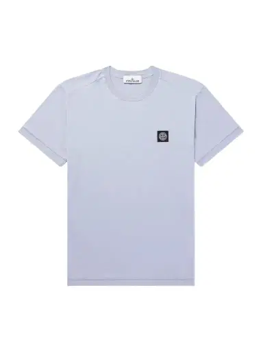 Stone Island Logo-Appliquéd Garment-Dyed Cotton-Jersey T-Shirt - Men | Thumbnail 1 Stone Island Logo-Appliquéd Garment-Dyed Cotton-Jersey T-Shirt - Men | Thumbnail 1