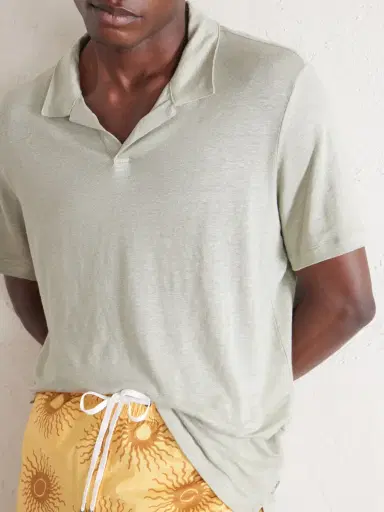 Onia Shaun Linen-Blend Polo Shirt - Men | Thumbnail 5 Onia Shaun Linen-Blend Polo Shirt - Men | Thumbnail 5