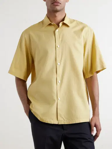 Kaptain Sunshine Cotton and Silk-Blend Shirt - Men | Thumbnail 3 Kaptain Sunshine Cotton and Silk-Blend Shirt - Men | Thumbnail 3