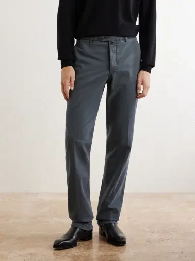 Kiton Straight-Leg Lyocell-Blend Trousers - Men | Thumbnail 3 Kiton Straight-Leg Lyocell-Blend Trousers - Men | Thumbnail 3
