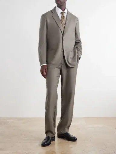 De Bonne Facture Writers Virgin Wool Suit Jacket - Men | Thumbnail 2 De Bonne Facture Writers Virgin Wool Suit Jacket - Men | Thumbnail 2