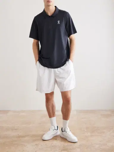 ON Court Logo-Printed Shell Polo Shirt - Men | Thumbnail 2 ON Court Logo-Printed Shell Polo Shirt - Men | Thumbnail 2