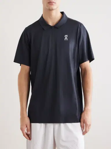 ON Court Logo-Printed Shell Polo Shirt - Men | Thumbnail 3 ON Court Logo-Printed Shell Polo Shirt - Men | Thumbnail 3