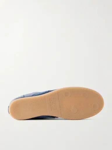 Maison Margiela Replica Suede-Trimmed Leather Sneakers - Men | Thumbnail 3 Maison Margiela Replica Suede-Trimmed Leather Sneakers - Men | Thumbnail 3