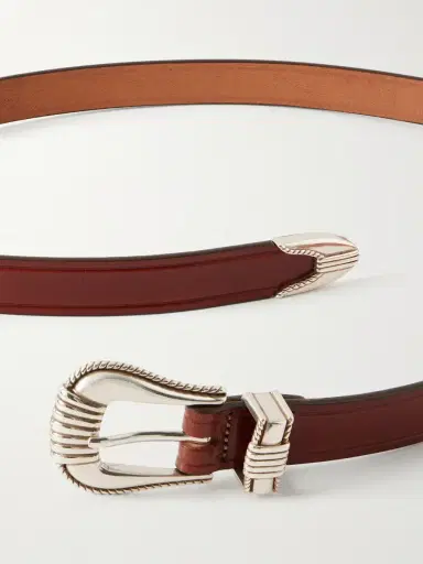 Monitaly 2.5cm Leather Belt - Men | Thumbnail 3 Monitaly 2.5cm Leather Belt - Men | Thumbnail 3