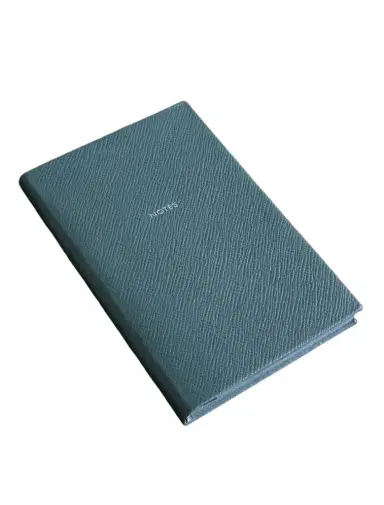 Smythson Chelsea Cross-Grain Leather Notebook - Men | Thumbnail 1 Smythson Chelsea Cross-Grain Leather Notebook - Men | Thumbnail 1