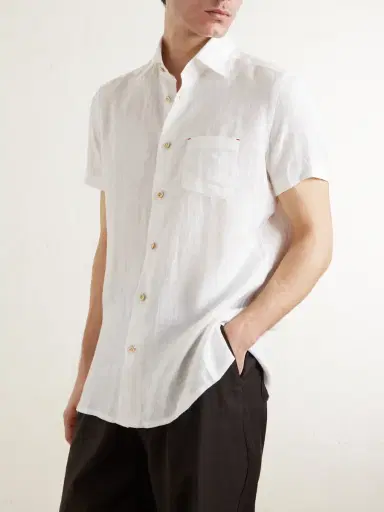 Kiton Linen Shirt - Men | Thumbnail 3 Kiton Linen Shirt - Men | Thumbnail 3