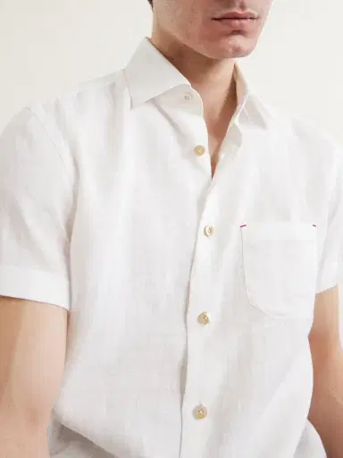 Kiton Linen Shirt - Men | Thumbnail 5 Kiton Linen Shirt - Men | Thumbnail 5