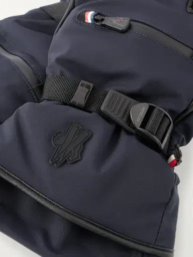 Moncler Grenoble Leather-Trimmed Shell Ski Gloves - Men | Thumbnail 2 Moncler Grenoble Leather-Trimmed Shell Ski Gloves - Men | Thumbnail 2