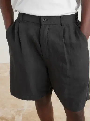 ATON Wide-Leg Cotton and Linen-Blend Twill Shorts - Men | Thumbnail 5 ATON Wide-Leg Cotton and Linen-Blend Twill Shorts - Men | Thumbnail 5