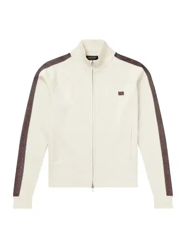 Wales Bonner Tide Logo-Embroidered Knitted Jacket - Men | Thumbnail 1 Wales Bonner Tide Logo-Embroidered Knitted Jacket - Men | Thumbnail 1