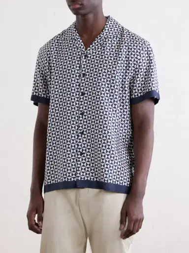 Onia Camp-Collar Printed TENCEL™ Shirt - Men | Thumbnail 3 Onia Camp-Collar Printed TENCEL™ Shirt - Men | Thumbnail 3