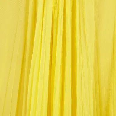 Roberto Cavalli Yellow Silk Maxi Dress with Cut-Outs | Thumbnail 4 Roberto Cavalli Yellow Silk Maxi Dress with Cut-Outs | Thumbnail 4