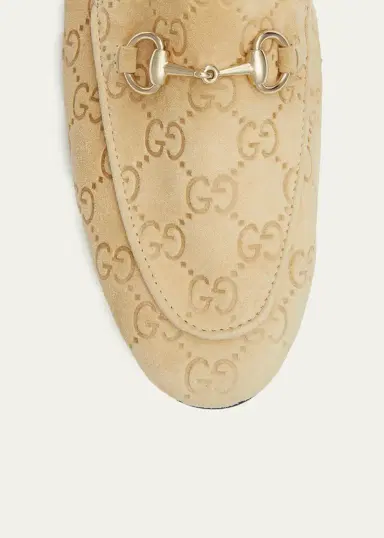 Gucci Jordaan GG Suede Loafers | Thumbnail 3 Gucci Jordaan GG Suede Loafers | Thumbnail 3