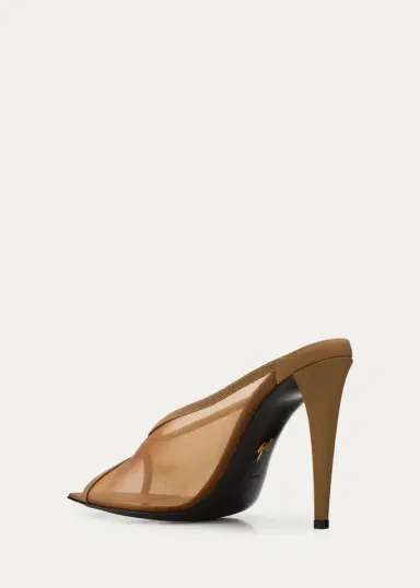 Giuseppe Zanotti Brivido 105MM Mesh Mules | Thumbnail 2 Giuseppe Zanotti Brivido 105MM Mesh Mules | Thumbnail 2