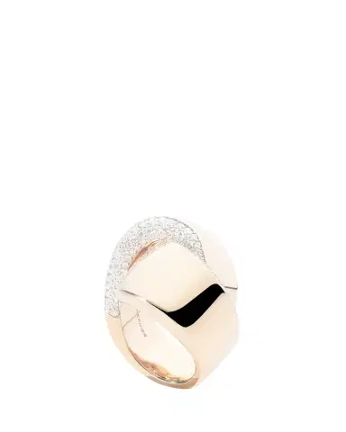 Vhernier 18K Pink Gold Abbraccio Diamond Ring | Thumbnail 2 Vhernier 18K Pink Gold Abbraccio Diamond Ring | Thumbnail 2
