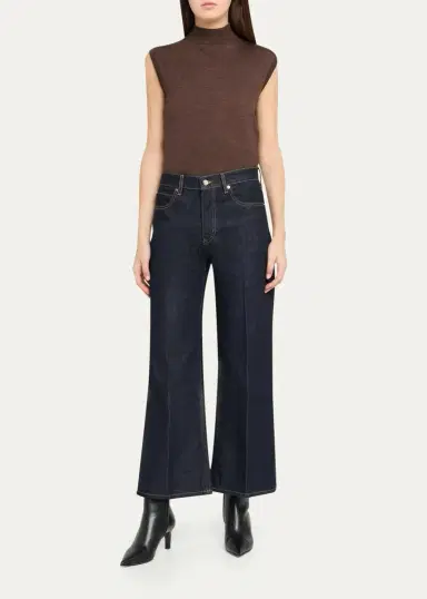 Frame The Swing High-Rise Flare Ankle Jeans | Thumbnail 2 Frame The Swing High-Rise Flare Ankle Jeans | Thumbnail 2