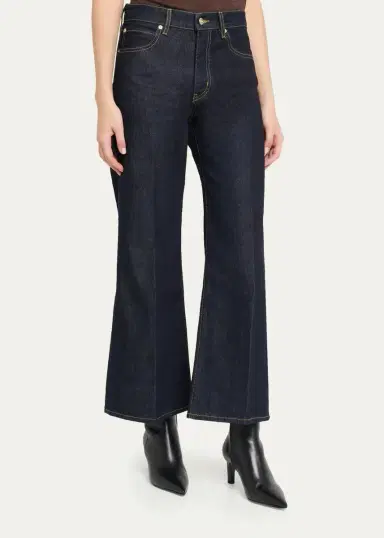 Frame The Swing High-Rise Flare Ankle Jeans | Thumbnail 4 Frame The Swing High-Rise Flare Ankle Jeans | Thumbnail 4