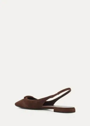 Prada Suede Slingback Flats | Thumbnail 9 Prada Suede Slingback Flats | Thumbnail 9