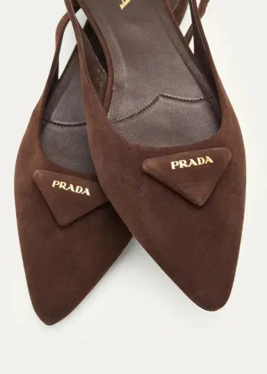 Prada Suede Slingback Flats | Thumbnail 10 Prada Suede Slingback Flats | Thumbnail 10