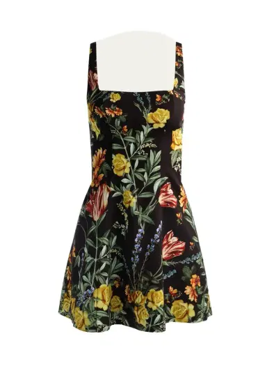 Alice + Olivia Julia Floral Print Mini Dress | Thumbnail 1 Alice + Olivia Julia Floral Print Mini Dress | Thumbnail 1