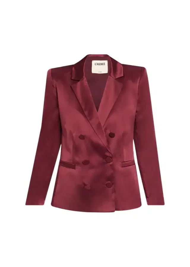 Sena Silk Double-Breasted Blazer Sena Silk Double-Breasted Blazer