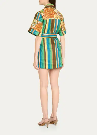 ALÉMAIS Charlie Belted Linen Mini Dress | Thumbnail 3 ALÉMAIS Charlie Belted Linen Mini Dress | Thumbnail 3