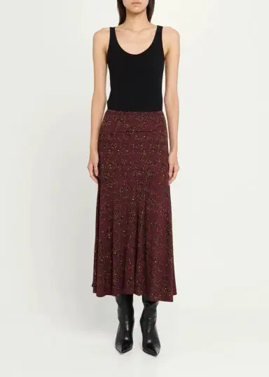 Ulla Johnson Fiona Fit & Flare Jersey Midi Skirt | Thumbnail 2 Ulla Johnson Fiona Fit & Flare Jersey Midi Skirt | Thumbnail 2