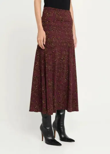 Ulla Johnson Fiona Fit & Flare Jersey Midi Skirt | Thumbnail 4 Ulla Johnson Fiona Fit & Flare Jersey Midi Skirt | Thumbnail 4